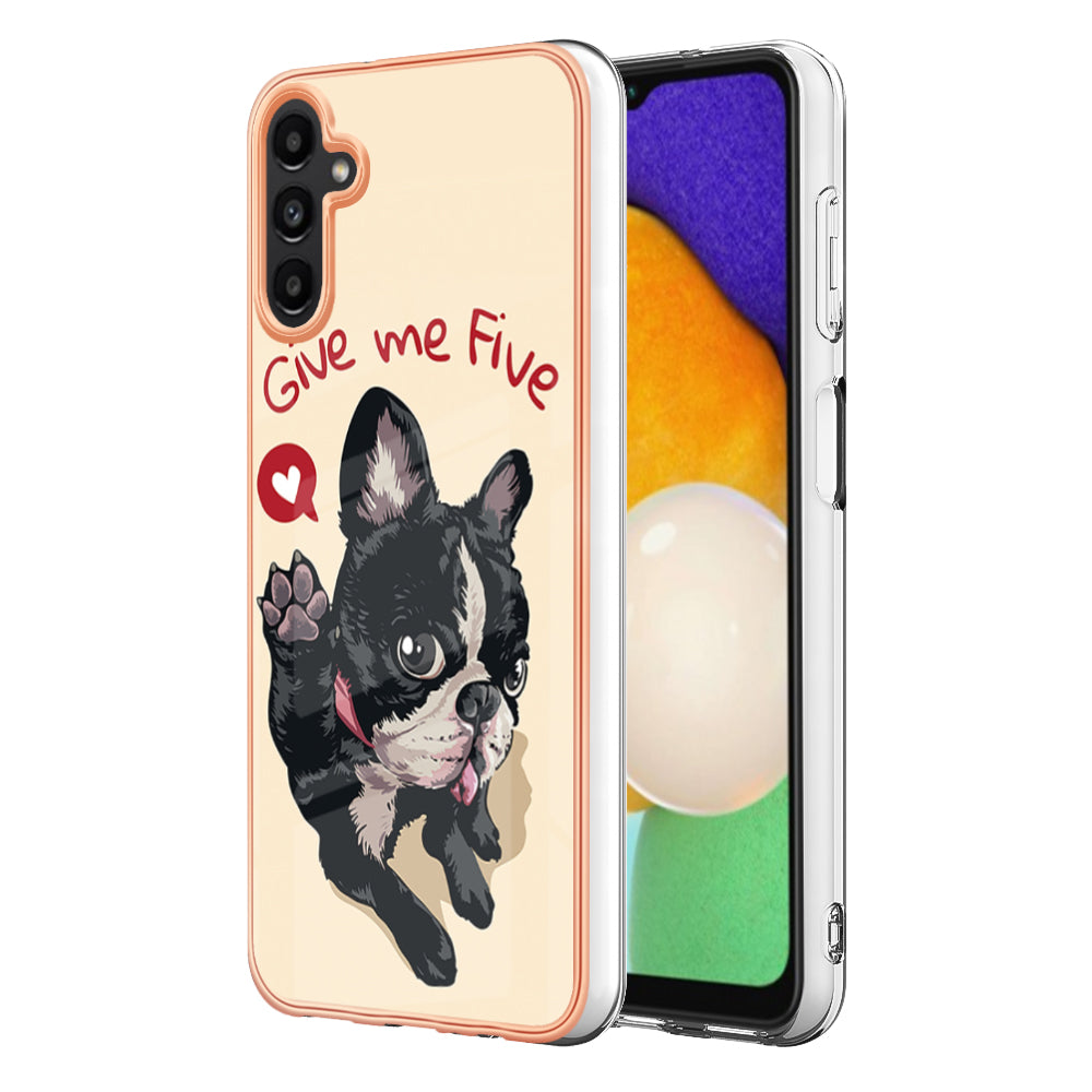 YB IMD Series-19 Style D For Samsung Galaxy A13 5G Pattern Printed Back Cover 2.0mm TPU Electroplating IMD Phone Case YB IMD Series-19 Style D For Samsung Galaxy A13 5G Pattern Printed Back Cover 2.0mm TPU Electroplating IMD Phone Case